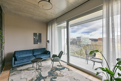 Sokolovská, Karlín - Prague 8 | Rent, Apartment One-bedroom (2+kk), 68 m²