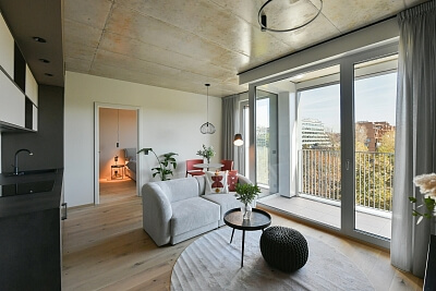 Sokolovská, Karlín - Prague 8 | Rent, Apartment One-bedroom (2+kk), 51 m²