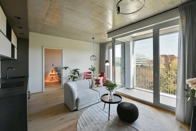 Sokolovská, Karlín - Prague 8 | Rent, Apartment One-bedroom (2+kk), 51 m²