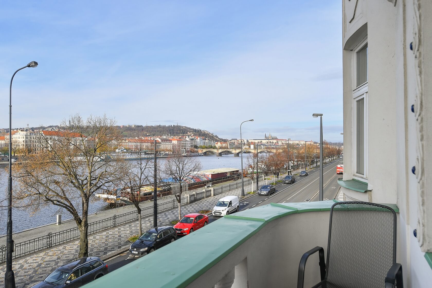 Rašínovo nábřeží, Nové Město - Prague 2 | Rent, Apartment Two-bedroom (3+1), 104 m²