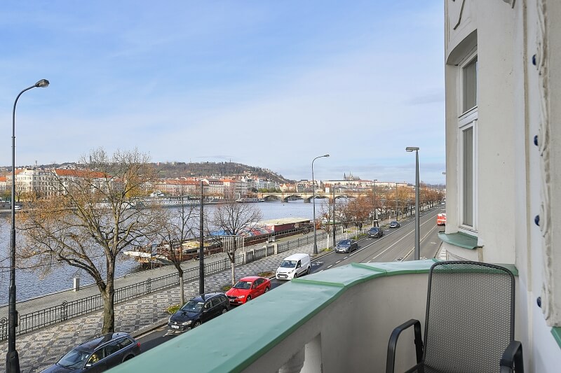 Rašínovo nábřeží, Nové Město - Prague 2 | Rent, Apartment Two-bedroom (3+1), 104 m²