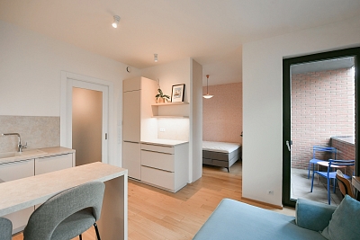 Jankovcova, Holešovice - Praha 7 | Pronájem, Byt 1+kk, 38 m²