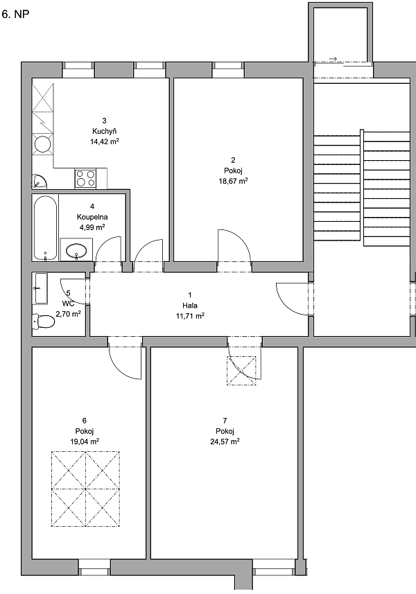 Půdorys 1