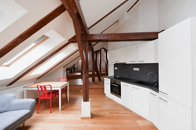 Na Zderaze, Nové Město - Prague 2 | Sale, Apartment One-bedroom (2+kk), 77 m²