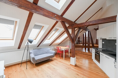 Na Zderaze, Nové Město - Prague 2 | Sale, Apartment One-bedroom (2+kk), 77 m²