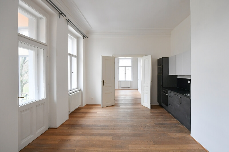 Kaizlovy sady, Karlín - Prague 8 | Rent, Apartment One-bedroom (2+kk), 58 m²