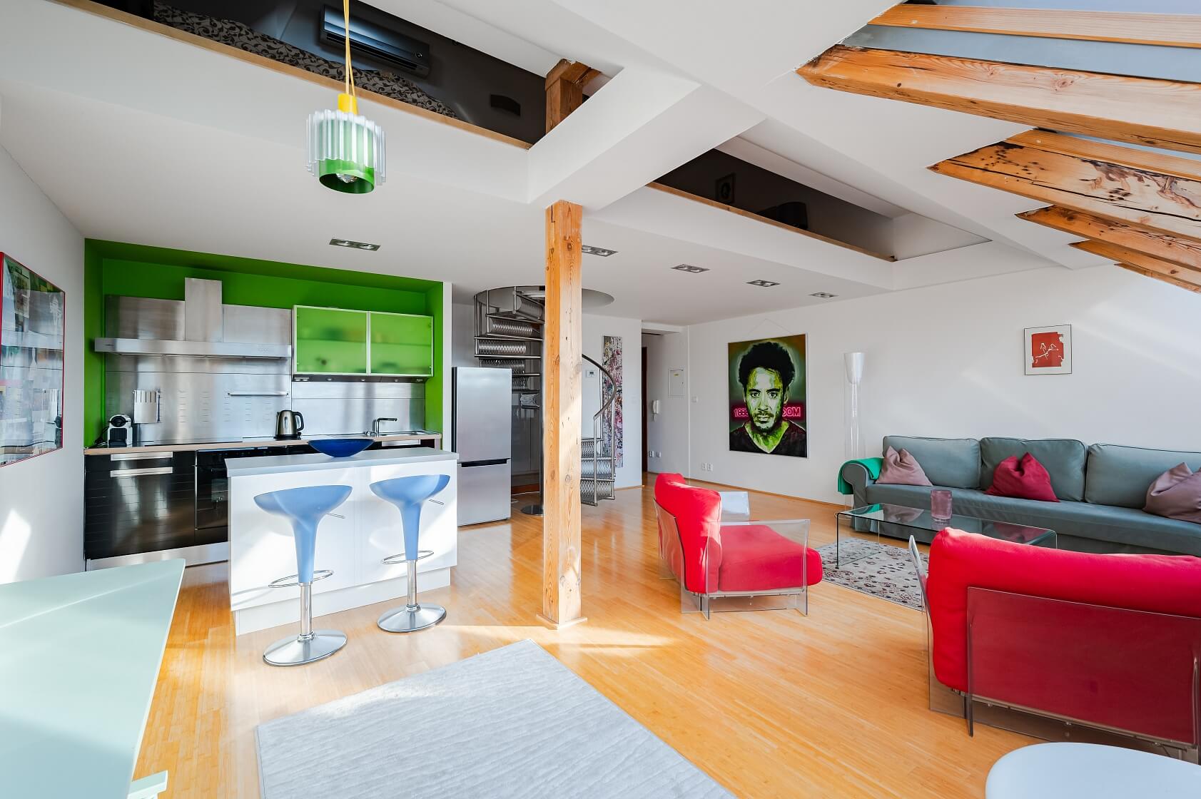 U Železné lávky, Malá Strana - Praha 1 | Pronájem, Byt 2+kk, 89 m²