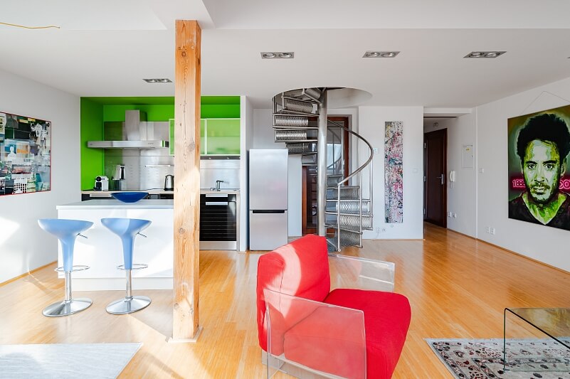 U Železné lávky, Malá Strana - Praha 1 | Pronájem, Byt 2+kk, 89 m²