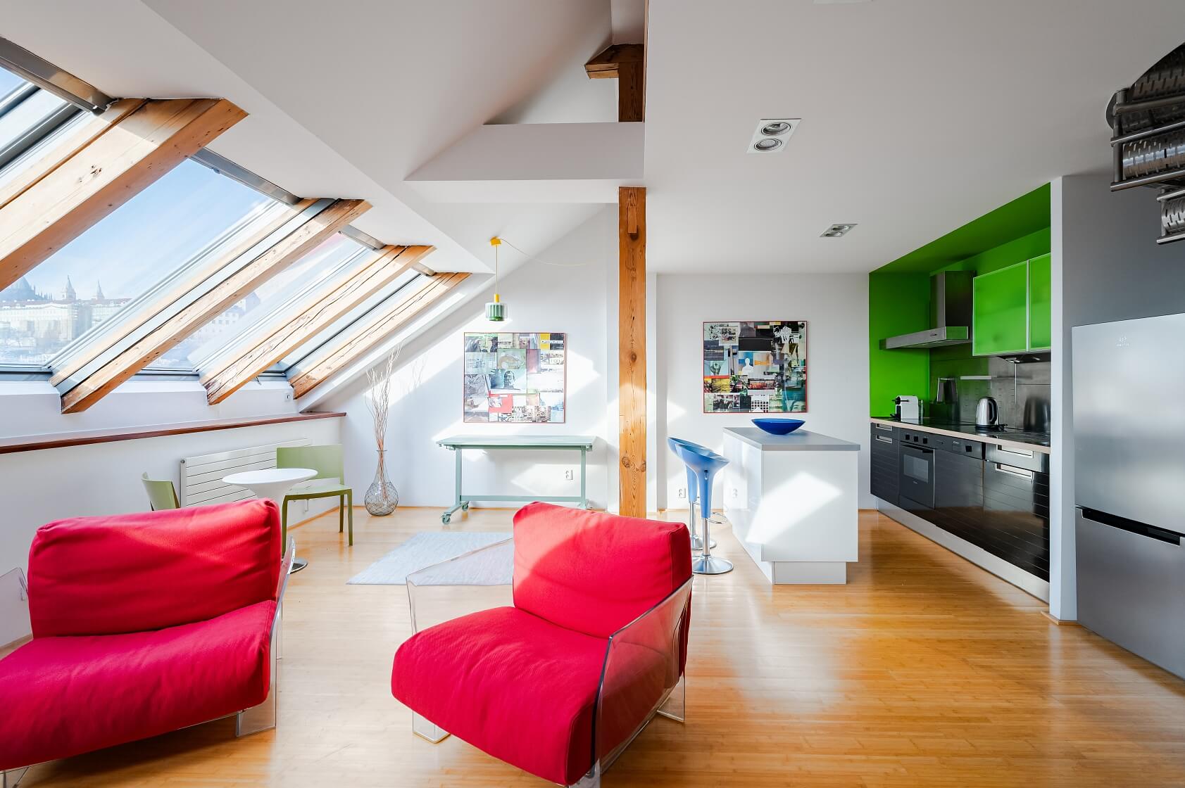 U železné lávky, Malá Strana - Prague 1 | Rent, Apartment One-bedroom (2+kk), 89 m²