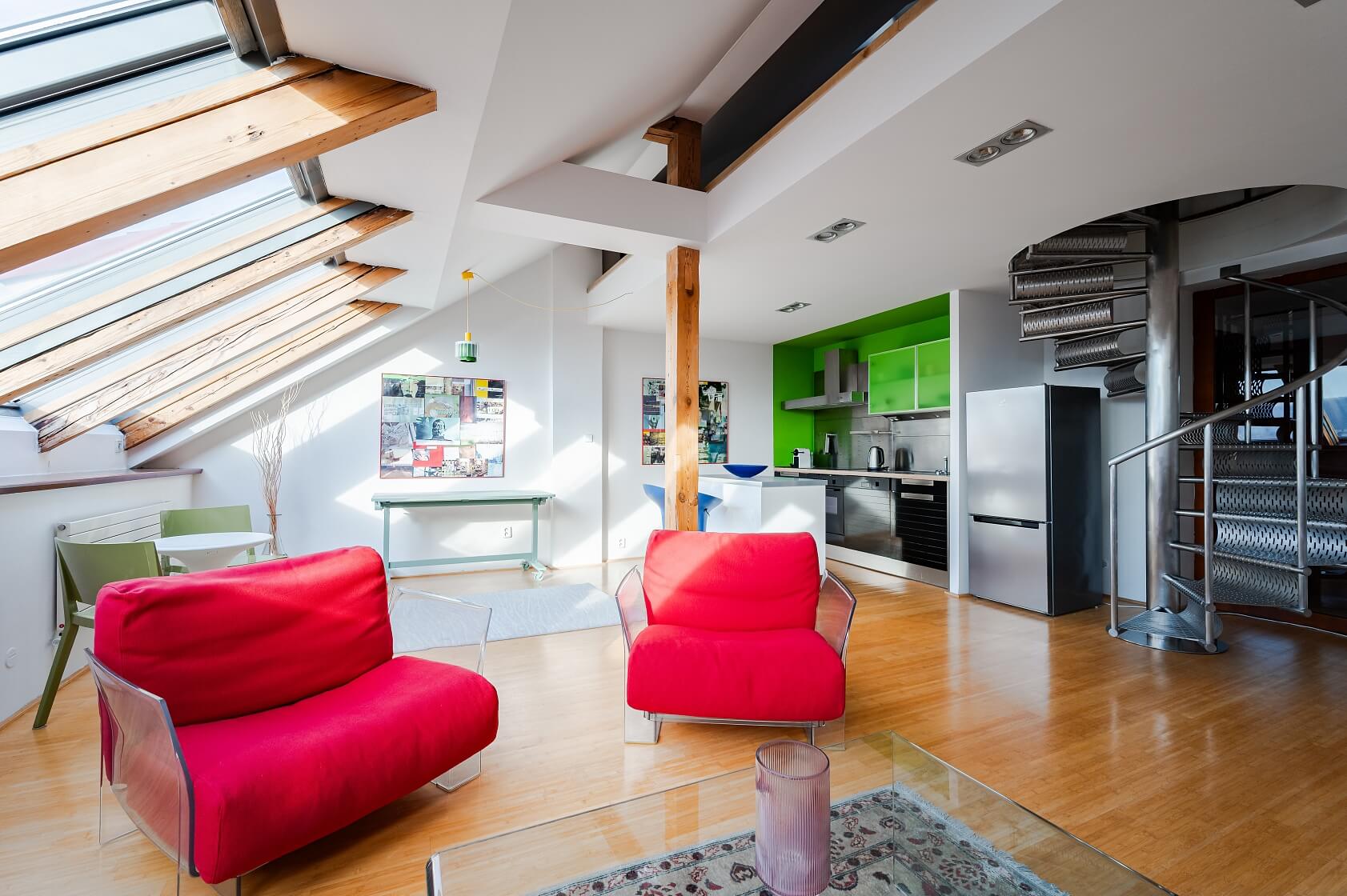 U Železné lávky, Malá Strana - Praha 1 | Pronájem, Byt 2+kk, 89 m²