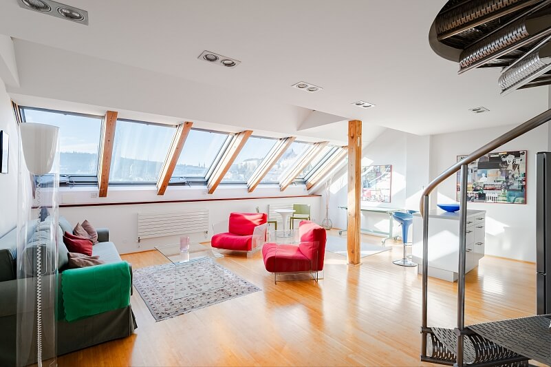 U železné lávky, Malá Strana - Prague 1 | Rent, Apartment One-bedroom (2+kk), 89 m²