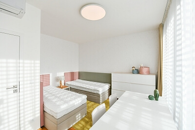 Za Karlínským přístavem, Karlín - Prague 8 | Rent, Apartment Two-bedroom (3+kk), 90 m²