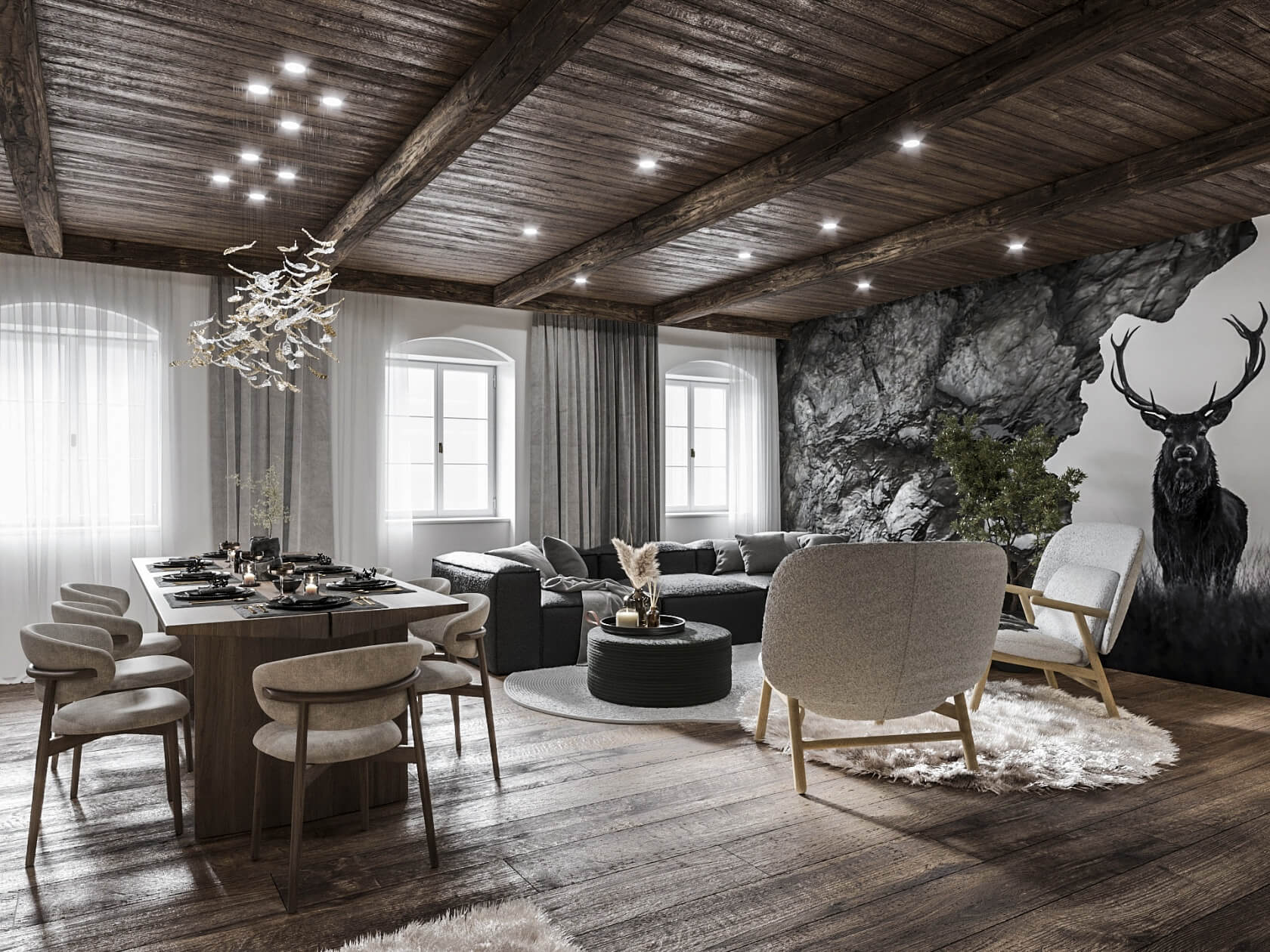 Boží Dar | Sale, Apartment Three-bedroom (4+kk), 128 m²