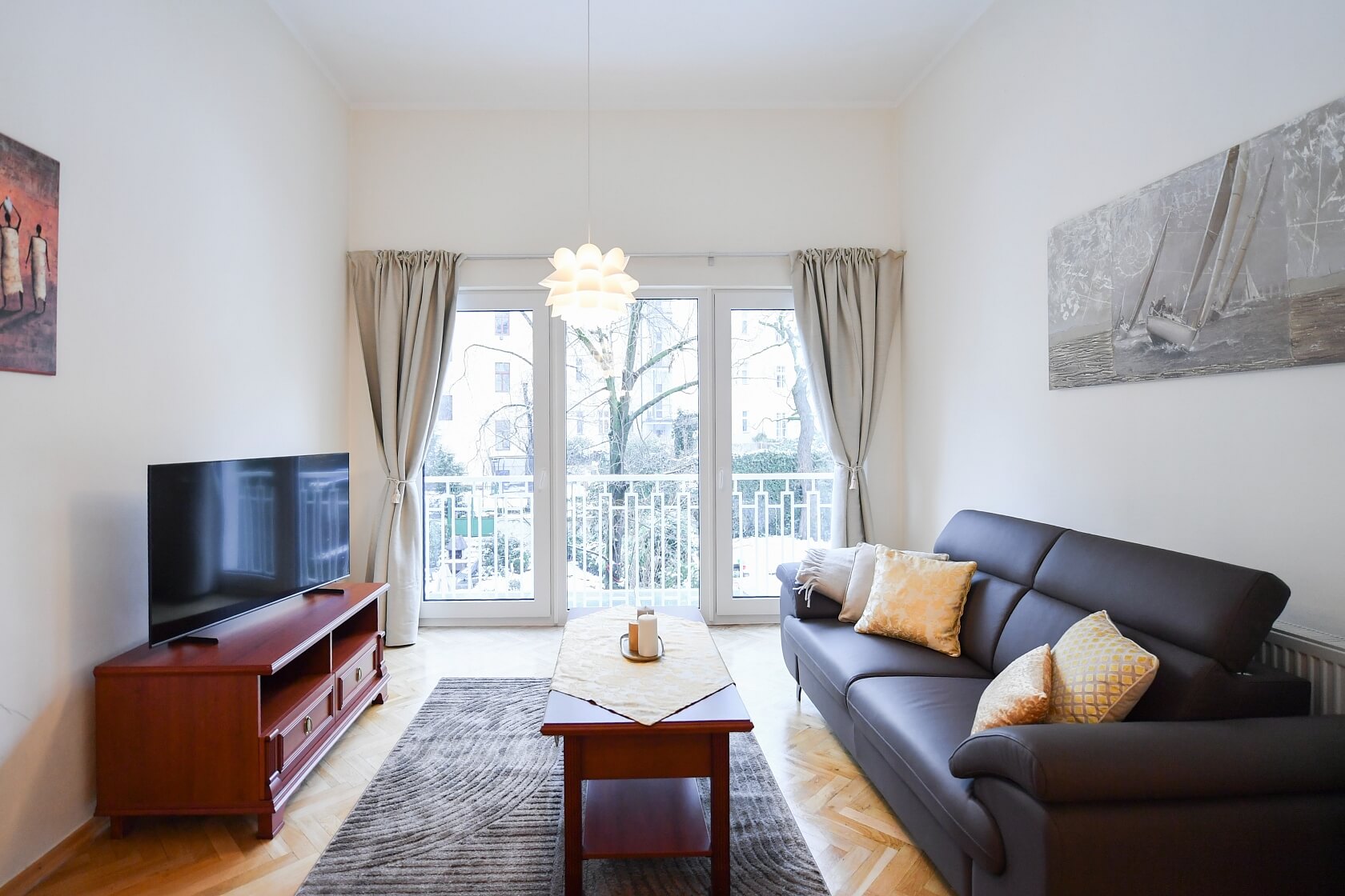 Belgická, Vinohrady - Prague 2 | Rent, Apartment Two-bedroom (3+kk), 96 m²