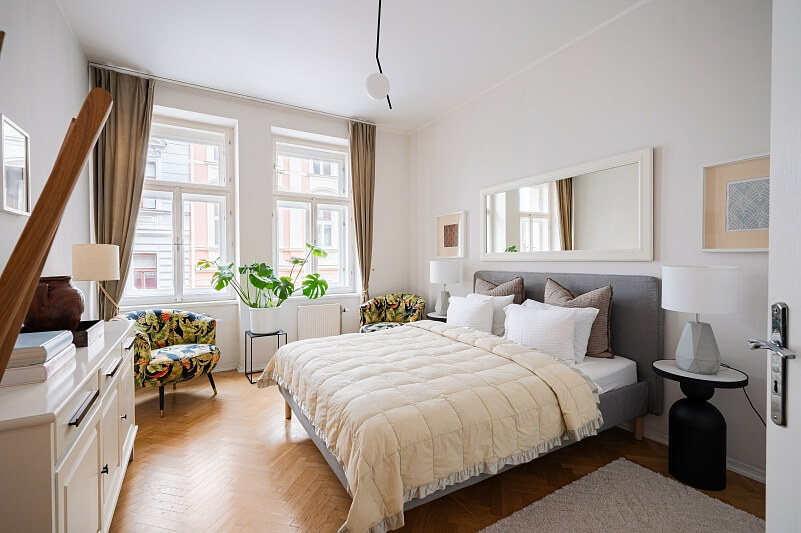 Jana Masaryka, Vinohrady - Prague 2 | Rent, Apartment One-bedroom (2+1), 68 m²