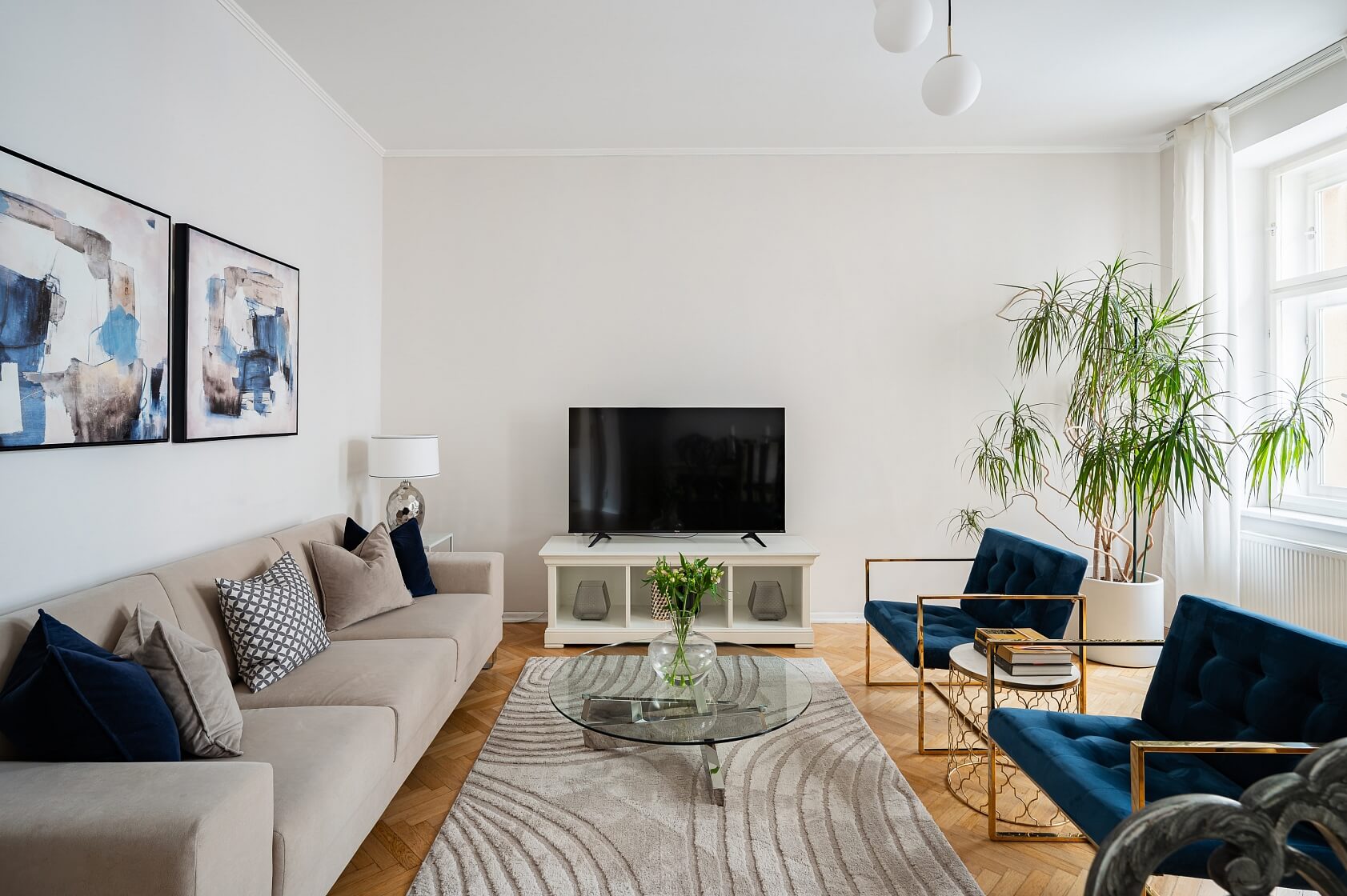 Jana Masaryka, Vinohrady - Prague 2 | Rent, Apartment One-bedroom (2+1), 68 m²