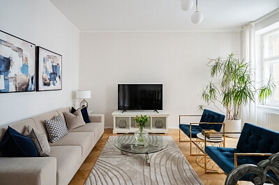 Jana Masaryka, Vinohrady - Prague 2 | Rent, Apartment One-bedroom (2+1), 68 m²