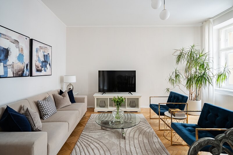 Jana Masaryka, Vinohrady - Prague 2 | Rent, Apartment One-bedroom (2+1), 68 m²