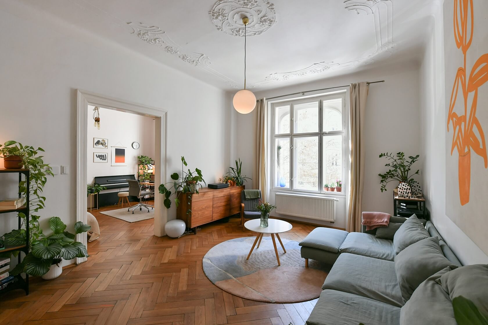 Urxova, Karlín - Prague 8 | Rent, Apartment Two-bedroom (3+1), 92 m²