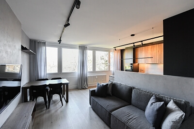 Křivá, Žižkov - Prague 3 | Rent, Apartment Two-bedroom (3+kk), 63 m²