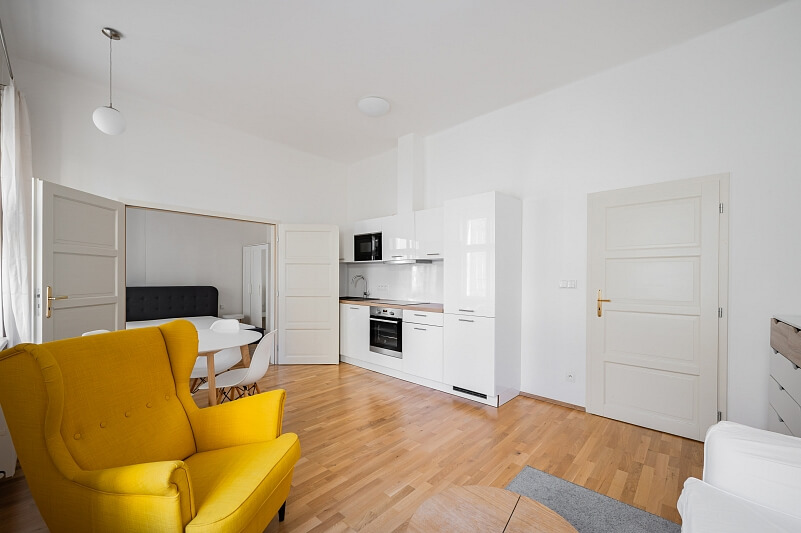 Mlynářská, Nové Město - Prague 1 | Sale, Apartment One-bedroom (2+kk), 46 m²
