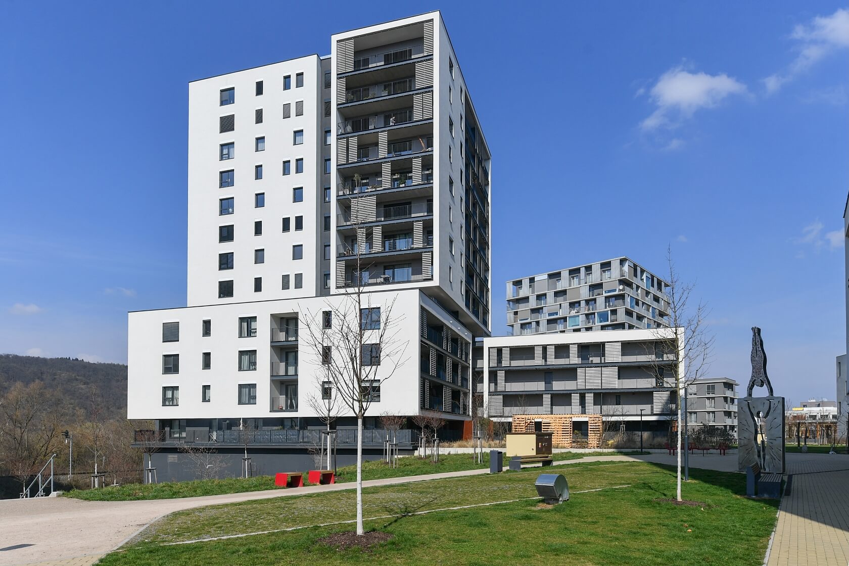 Mezi vodami, Modřany - Prague 4 | Rent, Apartment Studio (1+kk), 39 m²