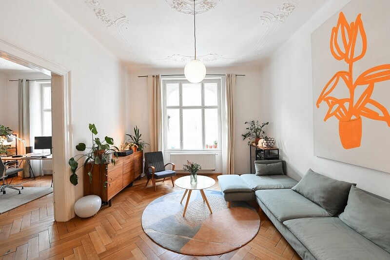 Urxova, Karlín - Prague 8 | Rent, Apartment Two-bedroom (3+1), 92 m²