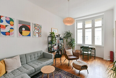 Jana Zajíce, Bubeneč - Prague 7 | Rent, Apartment Two-bedroom (3+kk), 91 m²
