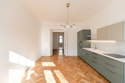 Čechova, Bubeneč - Prague 7 | Rent, Apartment One-bedroom (2+kk), 56 m²