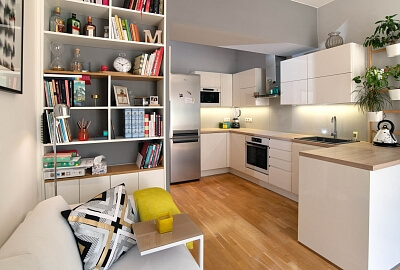 Vlkova, Žižkov - Prague 3 | Rent, Apartment Two-bedroom (3+kk), 56 m²