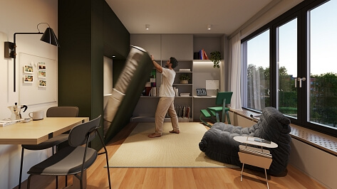 Novodvorská, Braník - Praha 4 | Prodej, Byt 1+kk, 25 m²