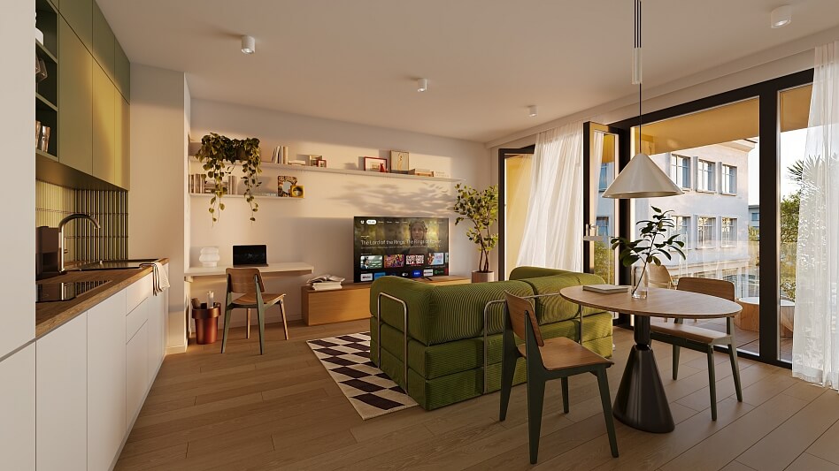 Novodvorská, Braník - Praha 4 | Prodej, Byt 1+kk, 46 m²