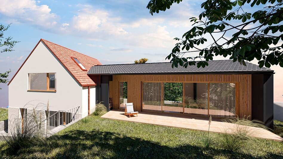V Podskalí, Vinoř - Praha 9 | Prodej, Rodinný dům 5+kk, 160 m²