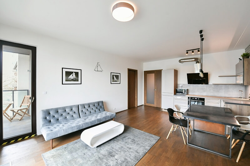 Sanderova, Holešovice - Prague 7 | Rent, Apartment One-bedroom (2+kk), 64 m²