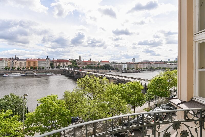 Janáčkovo nábřeží, Smíchov - Praha 5 | Pronájem, Byt 4+1, 146 m²