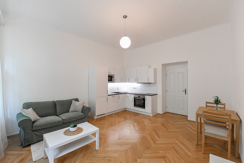 Máchova, Vinohrady - Praha 2 | Pronájem, Byt 2+kk, 48 m²