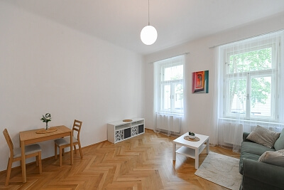 Máchova, Vinohrady - Prague 2 | Rent, Apartment One-bedroom (2+kk), 48 m²