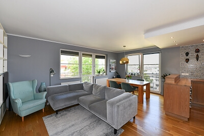 Šlikova, Břevnov - Prague 6 | Rent, Apartment Two-bedroom (3+kk), 108 m²
