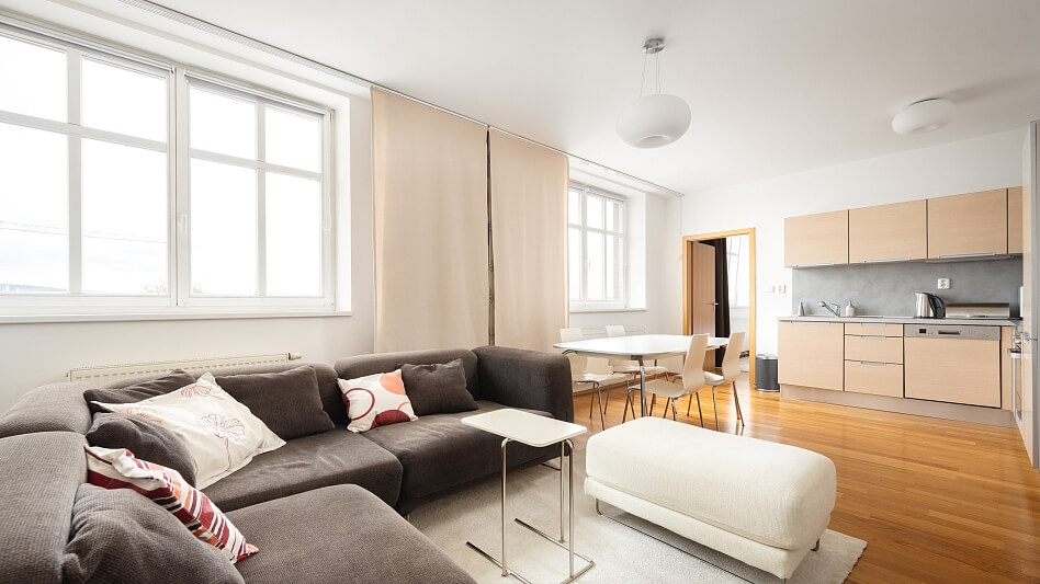 Kunzova, Brno - Brno-město | Rent, Apartment One-bedroom (2+kk), 57 m²