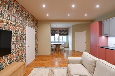 Rokycanova, Žižkov - Prague 3 | Rent, Apartment Two-bedroom (3+kk), 88 m²