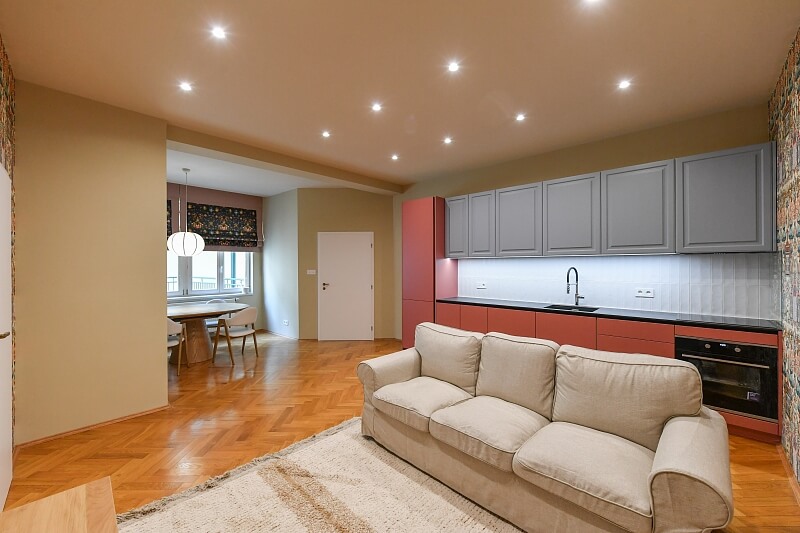 Rokycanova, Žižkov - Prague 3 | Rent, Apartment Two-bedroom (3+kk), 88 m²