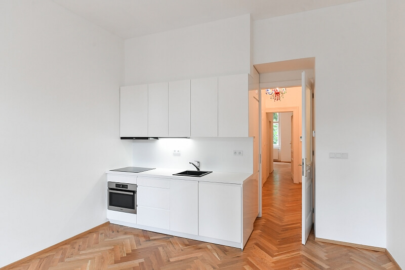 U Havlíčkových sadů, Vinohrady - Prague 2 | Rent, Apartment One-bedroom (2+kk), 48 m²