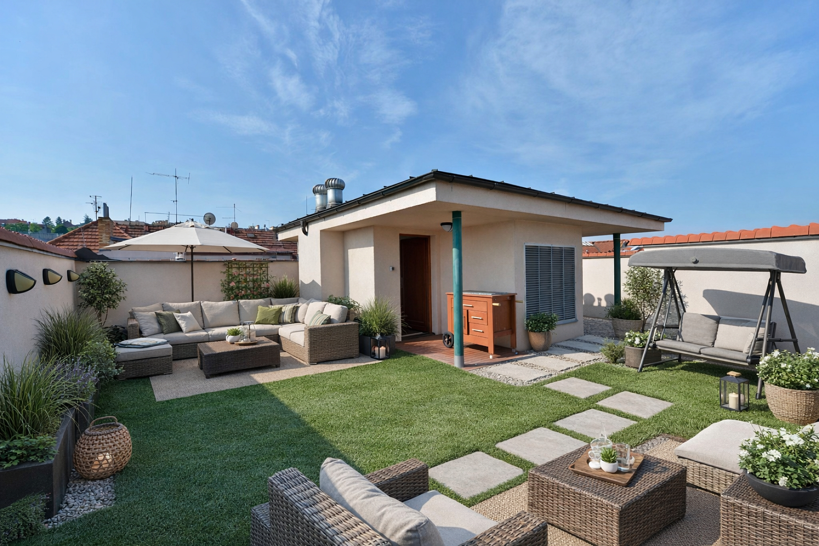 Slavníkova, Břevnov - Prague 6 | Rent, Apartment Three-bedroom (4+1), 294 m²