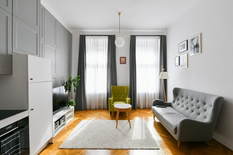 Varšavská, Vinohrady - Prague 2 | Rent, Apartment One-bedroom (2+kk), 50 m²
