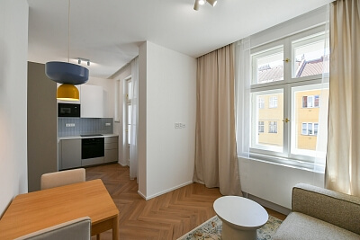 Na Spojce, Vršovice - Prague 10 | Rent, Apartment One-bedroom (2+kk), 44 m²