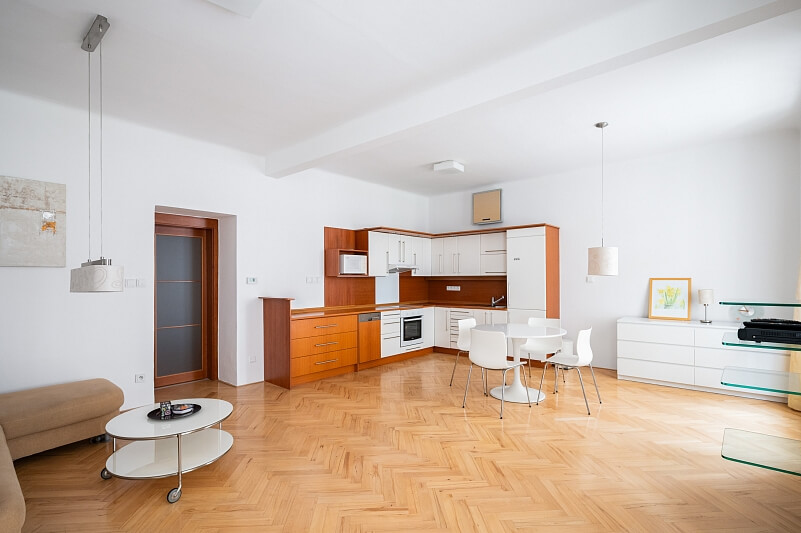 Ve Smečkách, Nové Město - Prague 1 | Sale, Apartment One-bedroom (2+kk), 88 m²