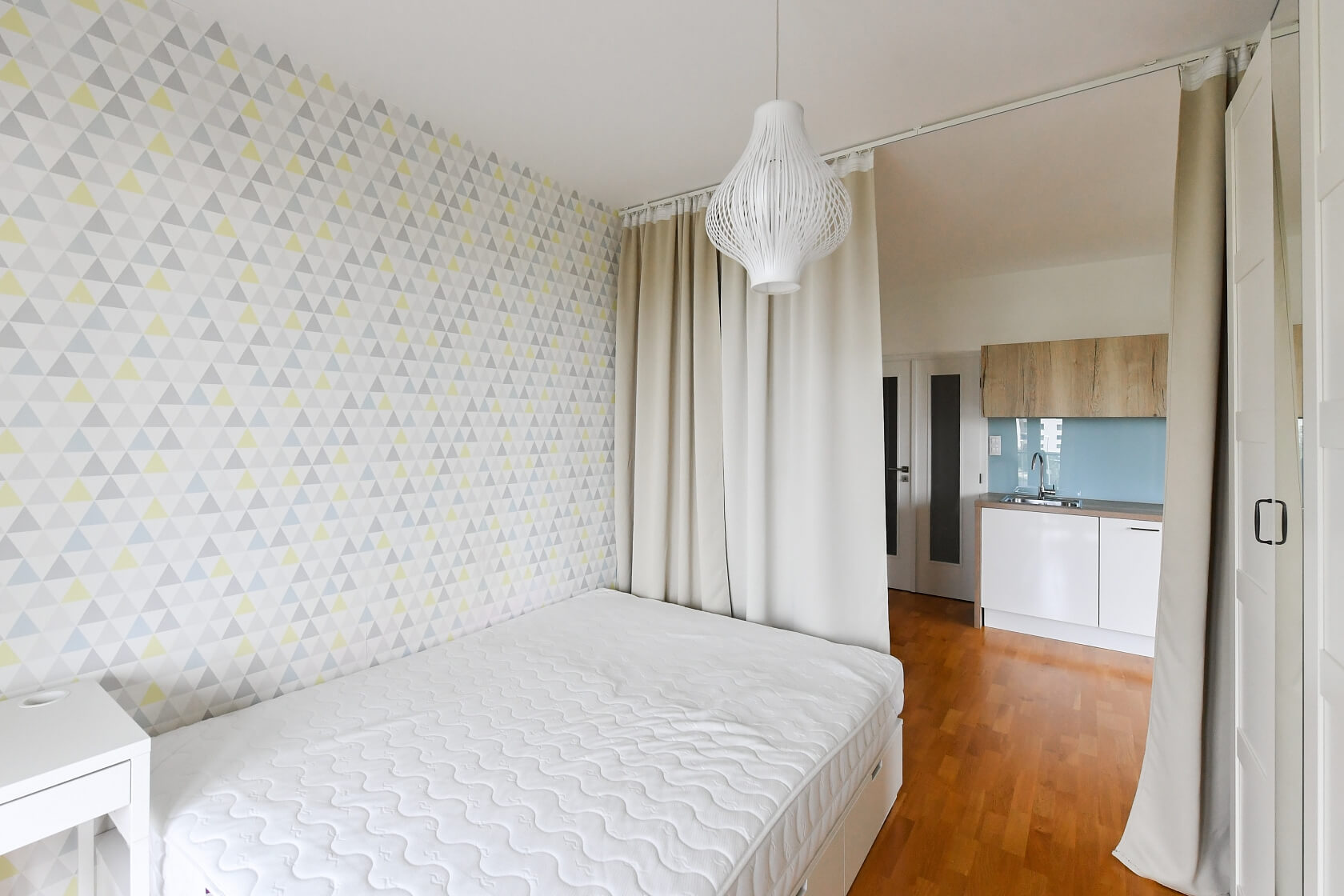 Učňovská, Hrdlořezy - Prague 9 | Rent, Apartment Studio (1+kk), 59 m²