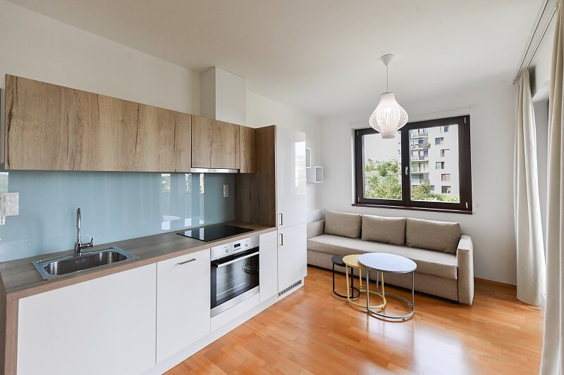 Učňovská, Hrdlořezy - Prague 9 | Rent, Apartment Studio (1+kk), 59 m²