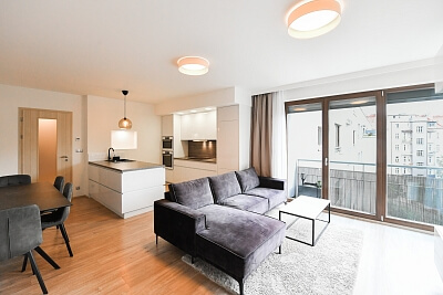 Sokolovská, Vysočany - Praha 9 | Pronájem, Byt 3+kk, 95 m²