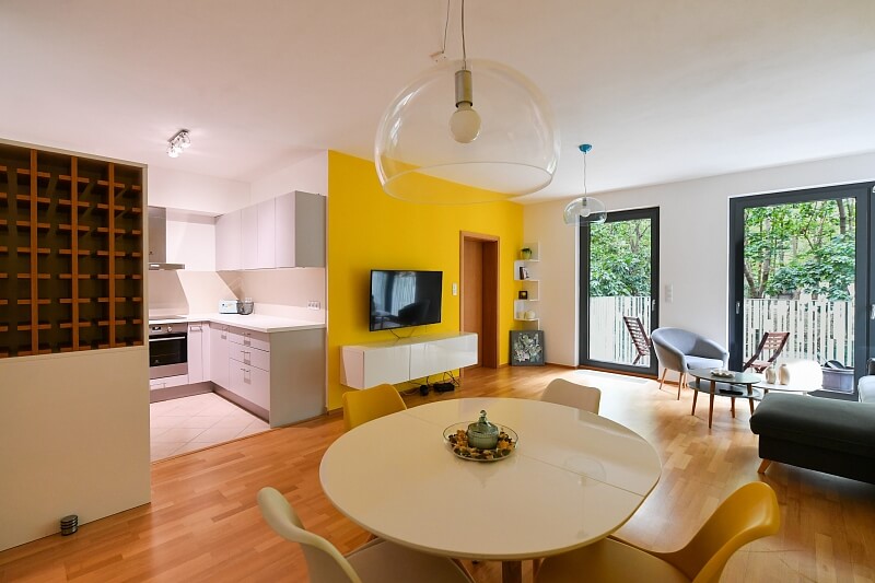 Olšanská, Žižkov - Prague 3 | Rent, Apartment One-bedroom (2+kk), 74 m²